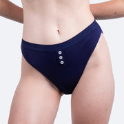 CULOTTE MENSTRUELLE CHEEKY MAILLE BLEUE I FLUX MOYEN