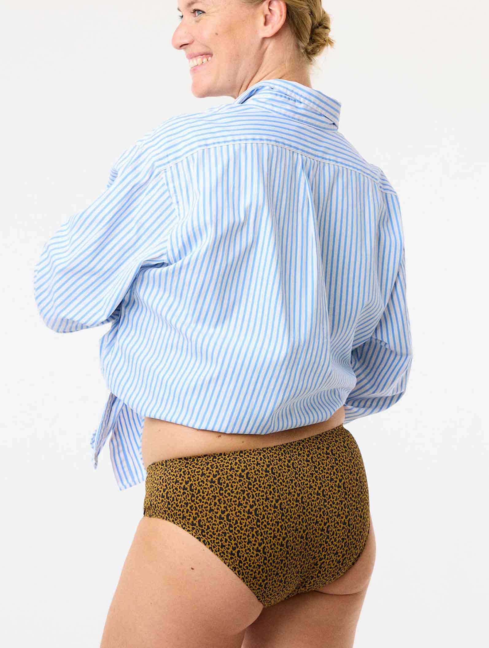 CULOTTE MENSTRUELLE SÉLÉNÉ LÉOPARD -FLUX LÉGERS