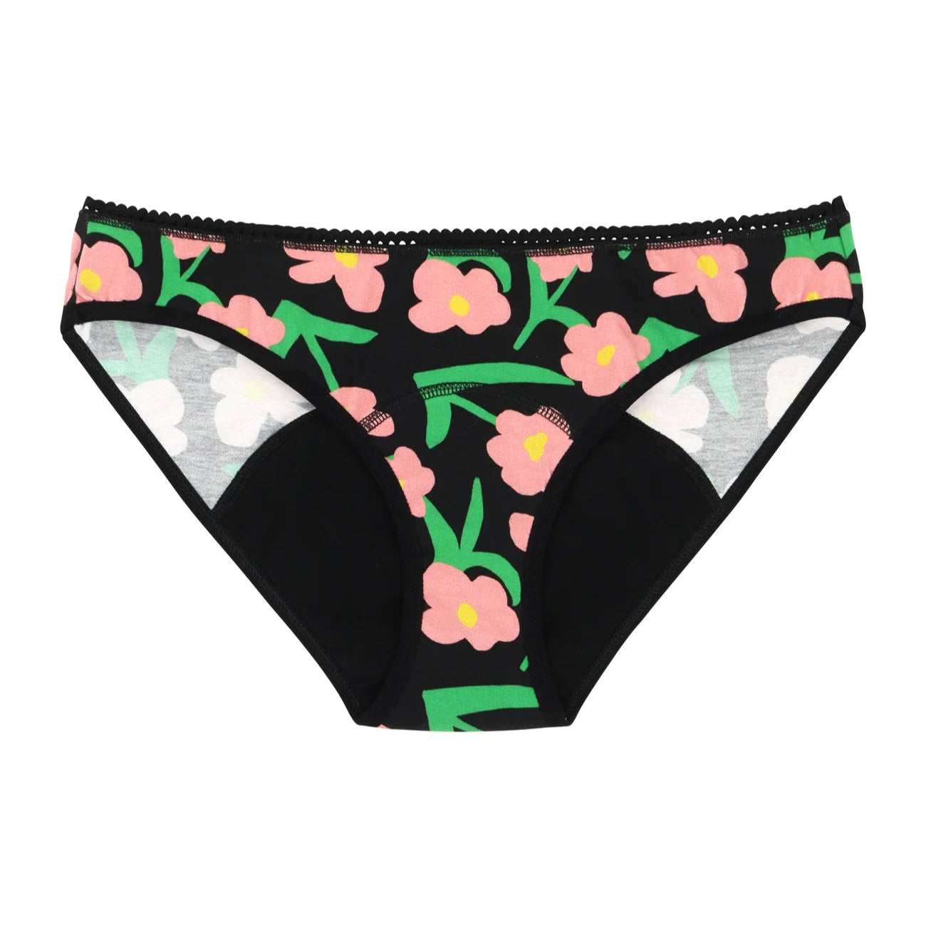 CULOTTE MENSTRUELLE LOREA NOIR - FLUX MOYEN