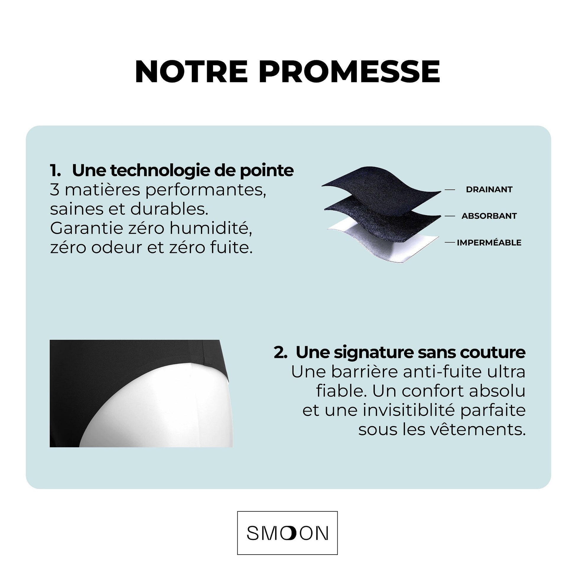 BAS DE MAILLOT DE BAIN MENSTRUEL - Pemlab