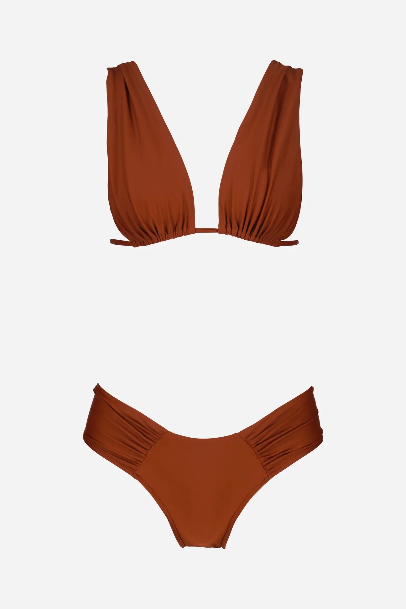 BAS MAILLOT DE BAIN MENSTRUEL DAHLIA MARRON - Pemlab