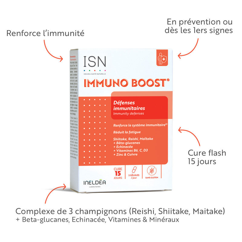 IMMUNO BOOST - SOUTIEN AUX DÉFENSES IMMUNITAIRES