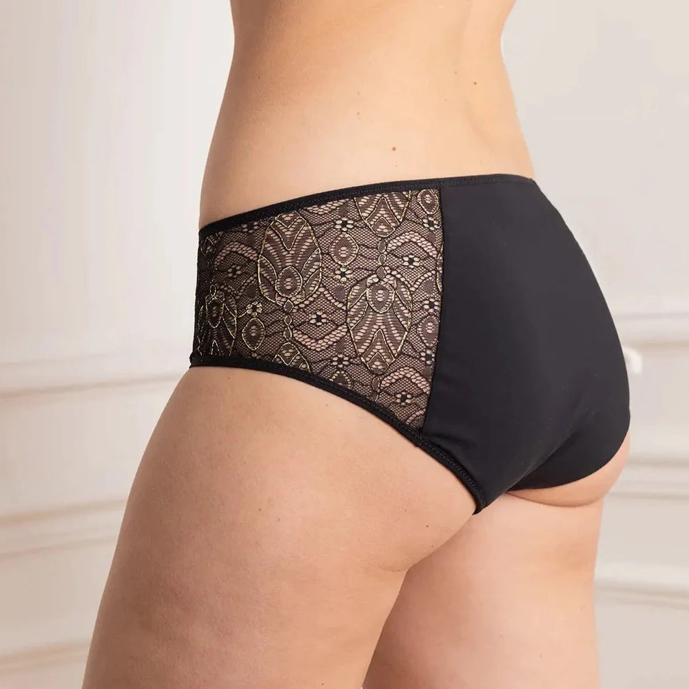 SHORTY MENSTRUEL RHEA GOLDEN LEAVES FLUX ABONDANT