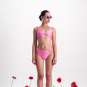 MAILLOT MENSTRUEL - CALYPSO ROSE- FLUX LÉGERS À MOYENS