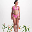 DAHLIA ROSE BLUSH - MAILLOT MENSTRUEL I FLUX LÉGERS À MOYENS - Image 1