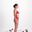 MAILLOT DE BAIN MENSTRUEL - ROSE HEAT - FLUX LÉGERS À MOYENS
