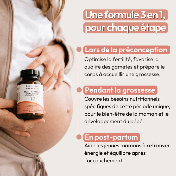 MULTIVITAMINES CONCEPTION - FERTILITÉ FEMME & HOMME - Image 2