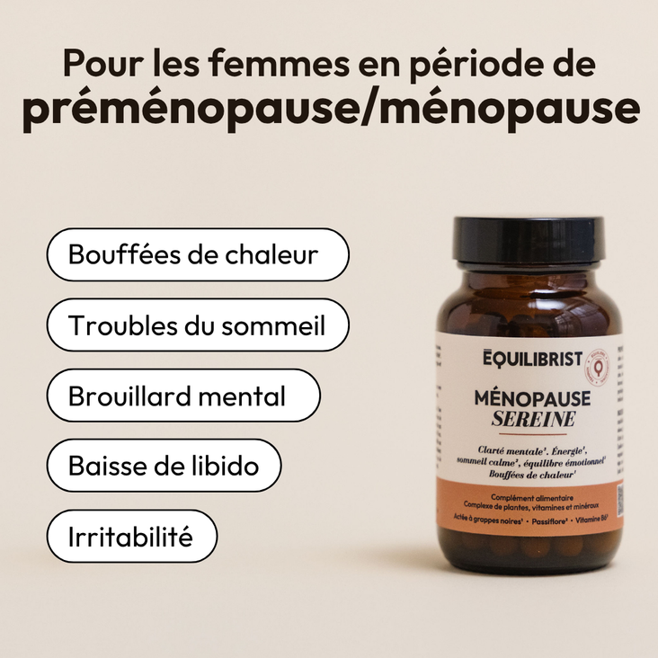 MÉNOPAUSE SEREINE I BOUFFÉES DE CHALEUR ET SUEURS NOCTURNES - Image 2