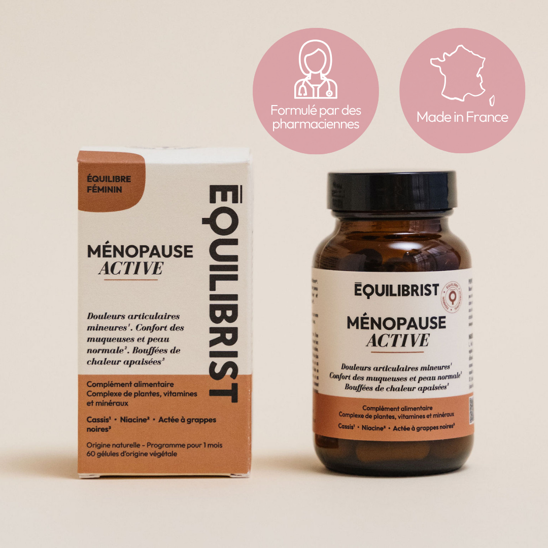 MÉNOPAUSE ACTIVE I TROUBLES ARTICULAIRES & BOUFFÉES DE CHALEURS