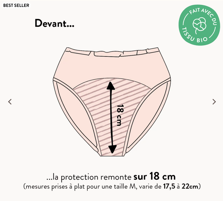 CULOTTE MENSTRUELLE COLETTE I FLUX ABONDANTS - Image 4