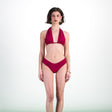 DAHLIA VINO - ENSEMBLE MAILLOT MENSTRUEL - FLUX LÉGER À MOYEN