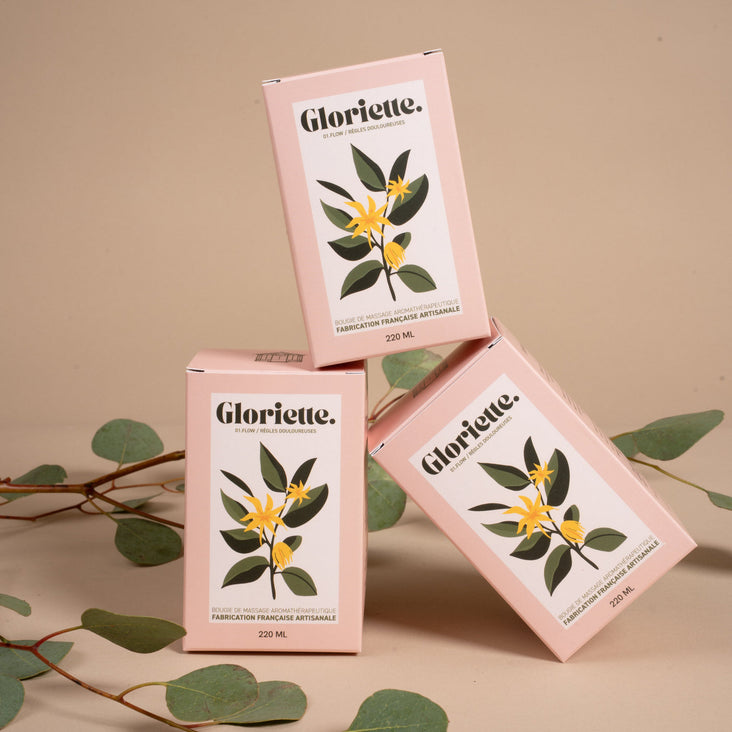 BOUGIE DE MASSAGE FLOW - RÈGLES DOULOUREUSES