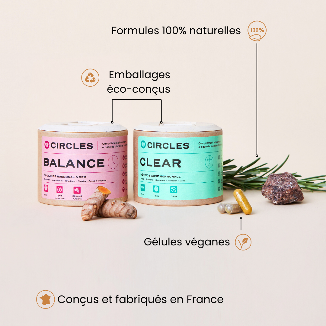 DUO RÉÉQUILIBRAGE DÉTOX  - CLEAR & BALANCE - 3 MOIS