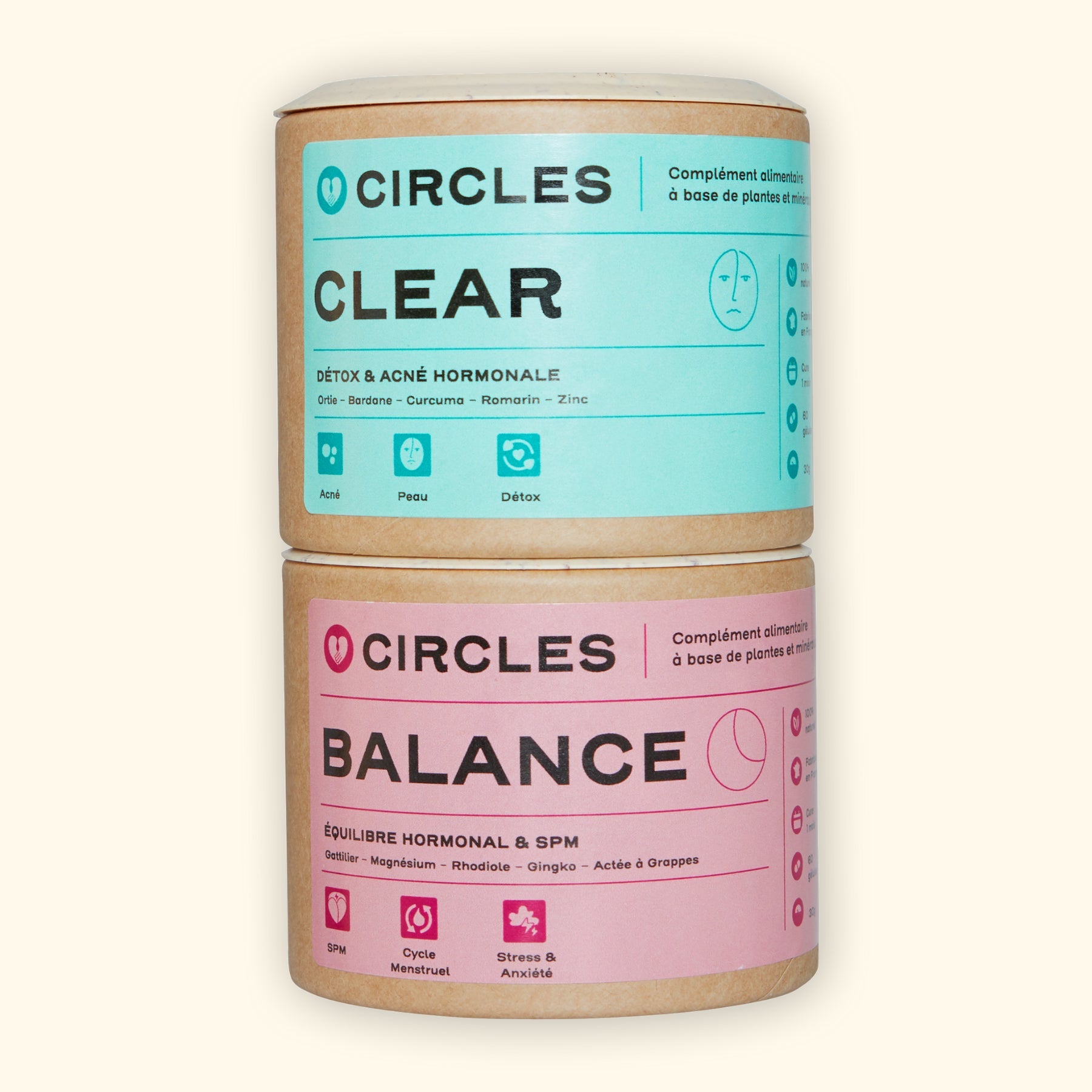 DUO RÉÉQUILIBRAGE DÉTOX  - CLEAR & BALANCE - 3 MOIS