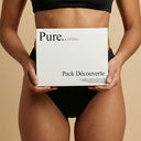 PACK DÉCOUVERTE - BAS DE MAILLOT ; CULOTTE ET PADS MENSTRUELS - FLUX LÉGER À MOYEN