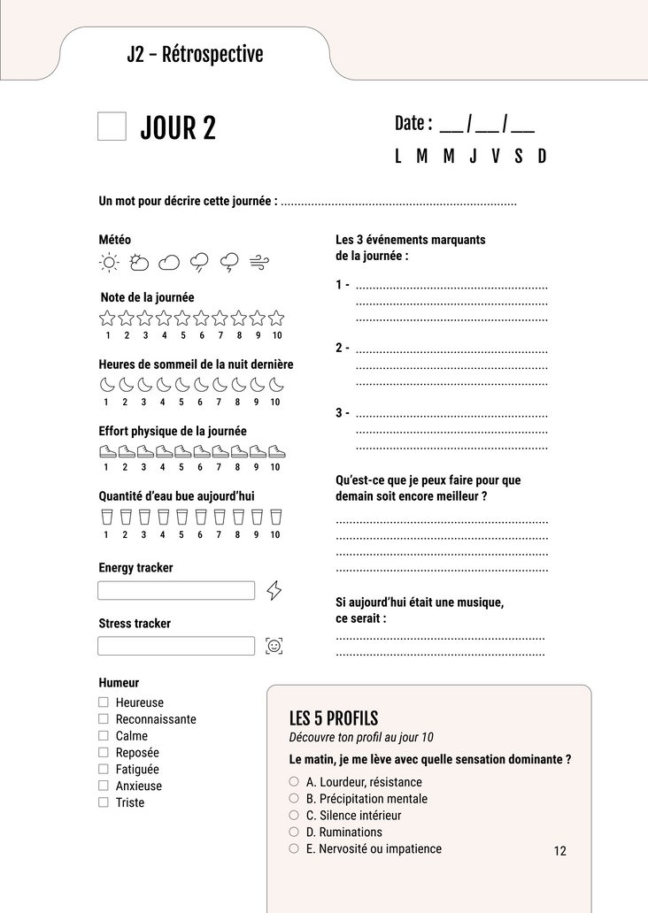 JOURNAL BIEN-ÊTRE - CAHIER DE VACANCES - Image 3