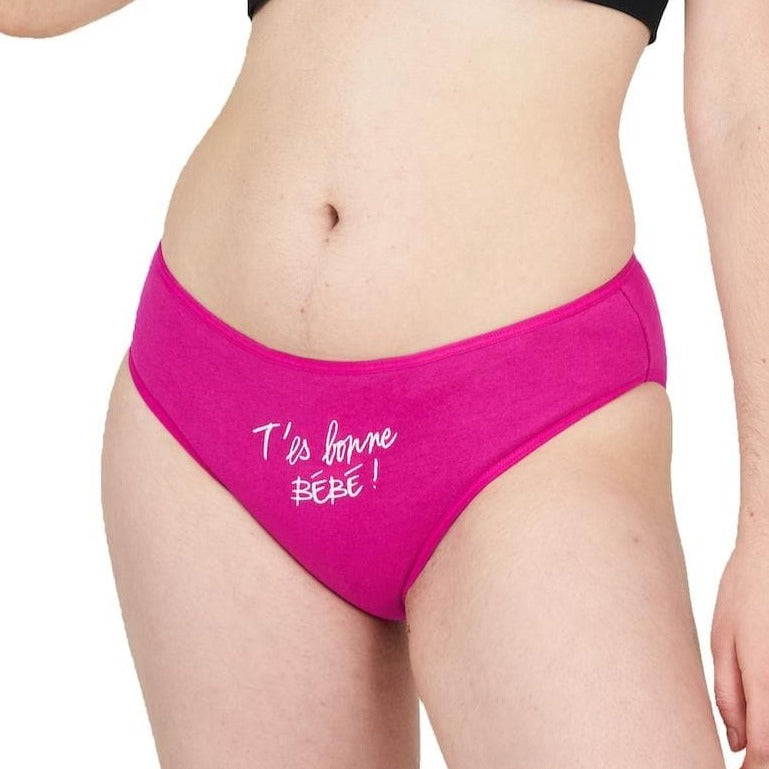 CULOTTE MENSTRUELLE BB PINK I FLUX MOYEN