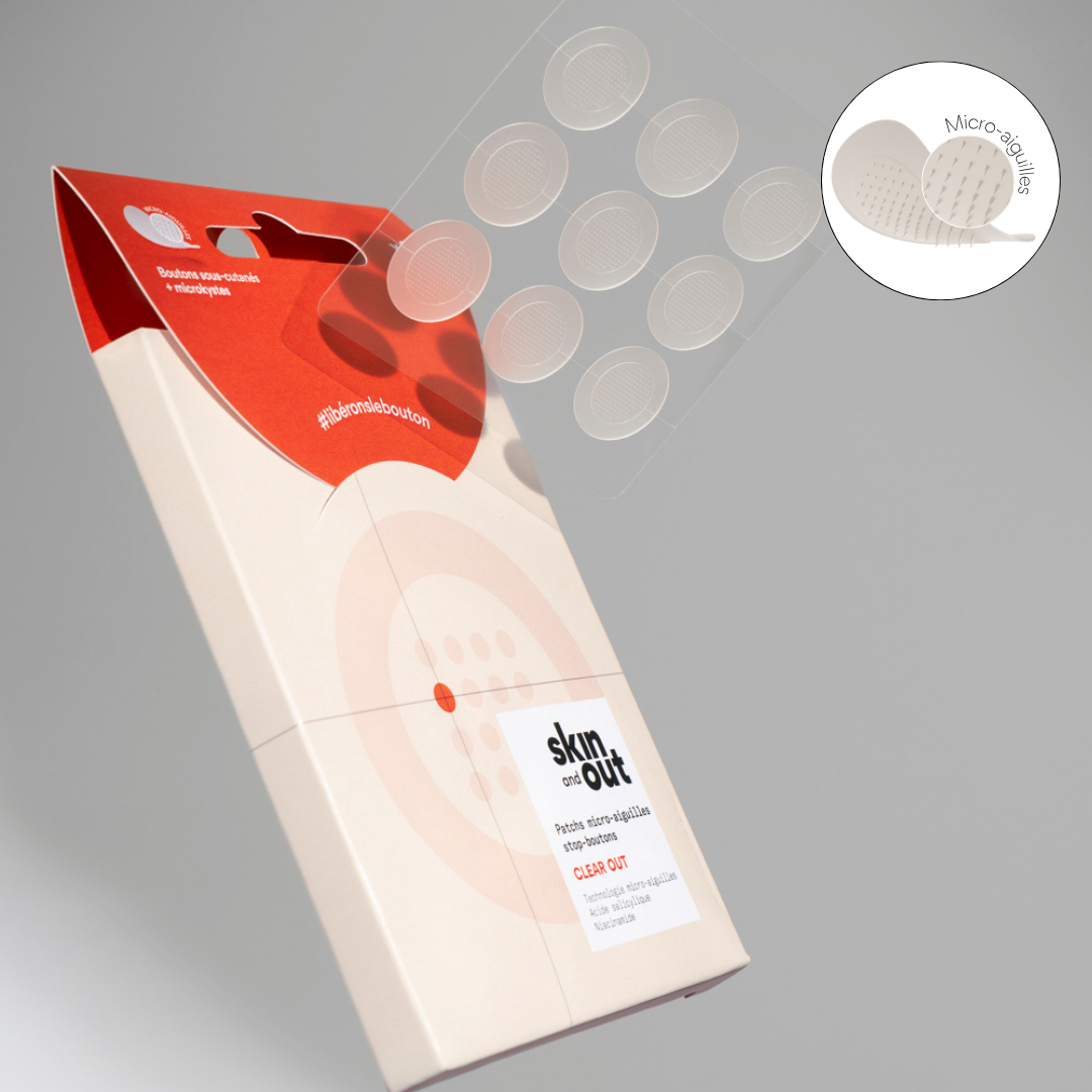 PATCHS BOUTONS SOUS CUTANÉS MICRO-AIGUILLES - BOUTONS ET MICROKYSTES