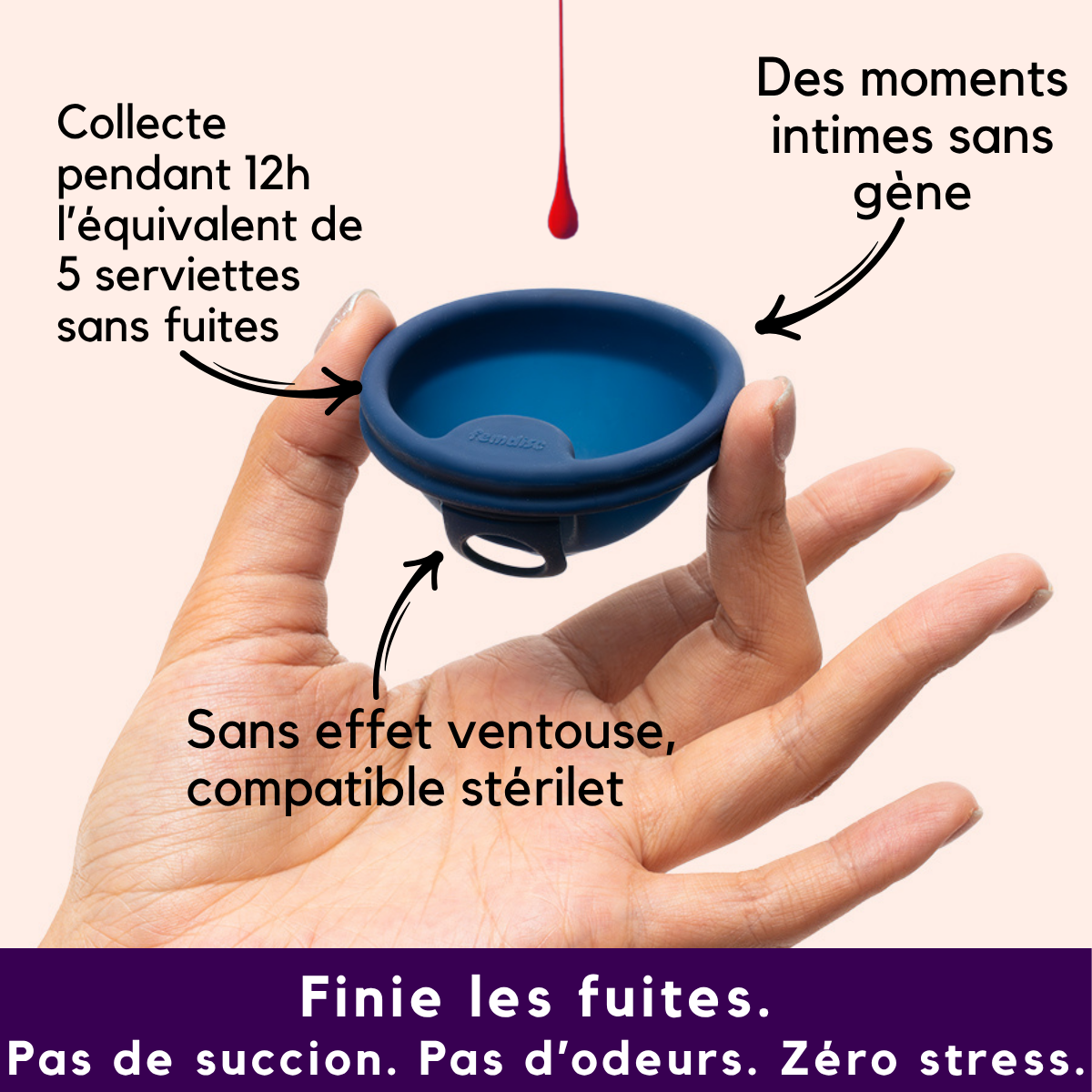 FEMDISC AVEC LANGUETTE - DISQUE MENSTRUEL AVEC LANGUETTE