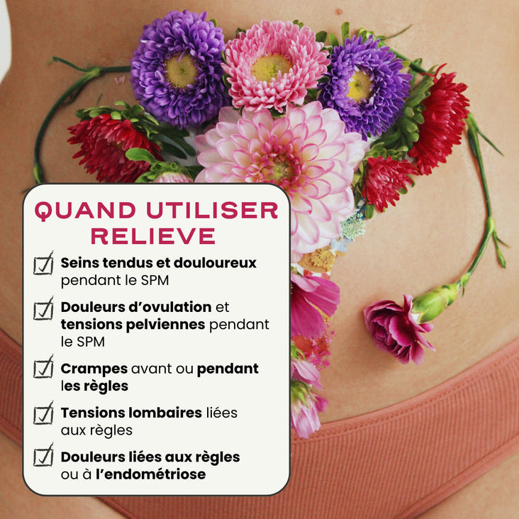 SÉRUM MASSAGE RELIEVE - CONFORT DU SPM ET DES RÈGLES - Image 3