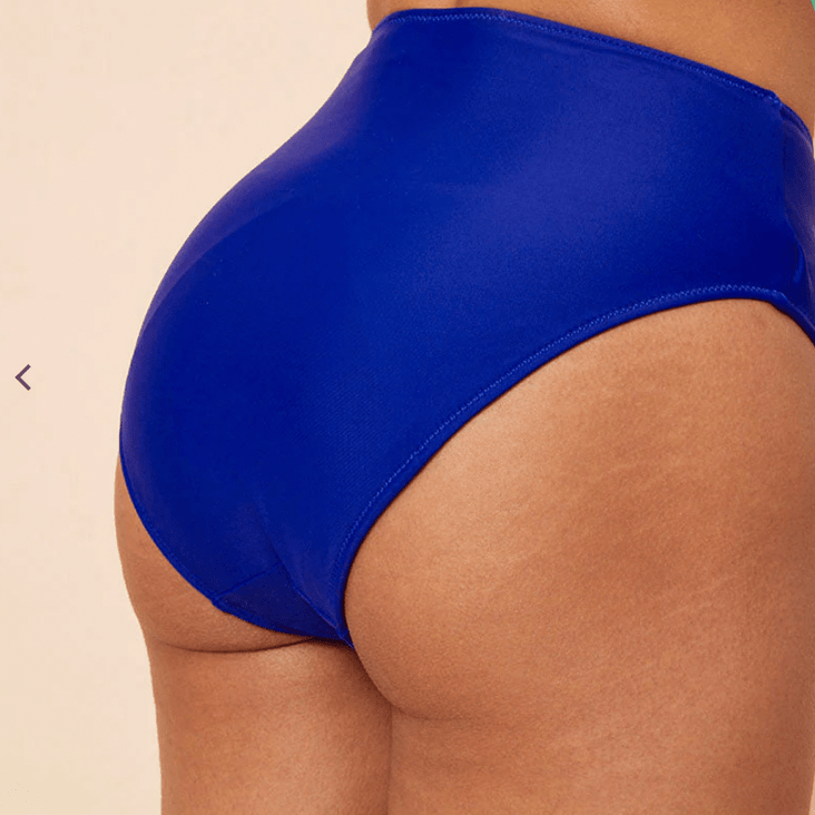 BAS DE MAILLOT MENSTRUEL NAÏA BLEU - Pemlab