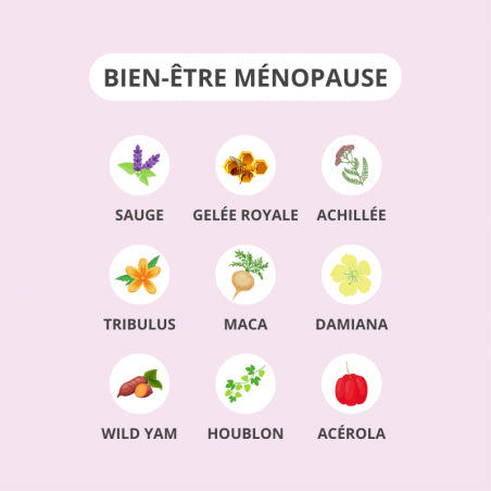 CURE MÉNOPAUSE - BOUFFÉES DE CHALEURS ET HUMEUR