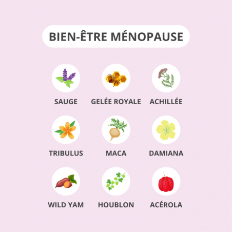 CURE MÉNOPAUSE - BOUFFÉES DE CHALEURS ET HUMEUR