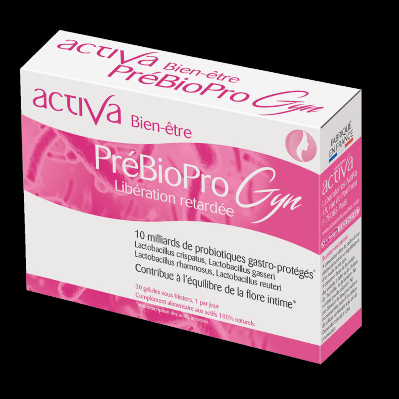 CURE PRÉBIOPRO GYN - PROBIOTIQUES - ÉQUILIBRE FLORE INTIME