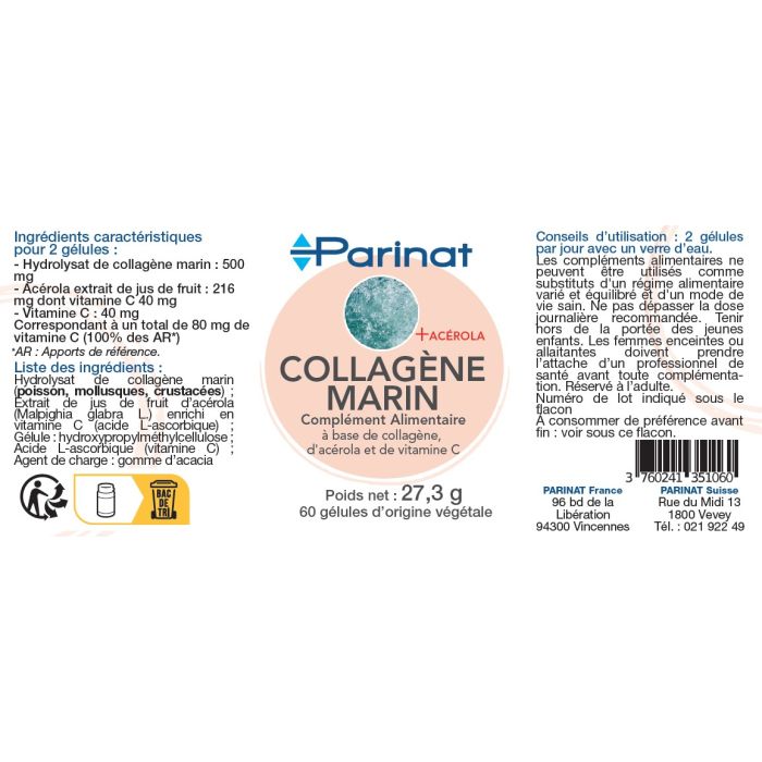 COLLAGÈNE MARIN - PEAU ET ARTICULATIONS