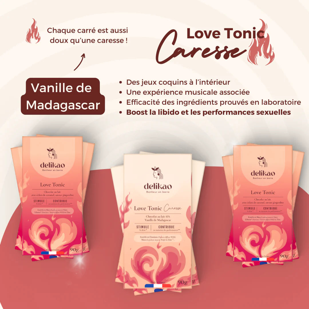 CURE CHOCOLAT APHRODISIAQUE CARESSE GOUT VANILLE