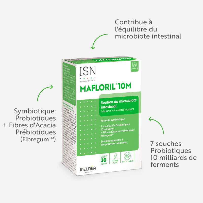 MAFLORIL 10MG - SOUTIEN DU MICROBIOTE INTESTINAL