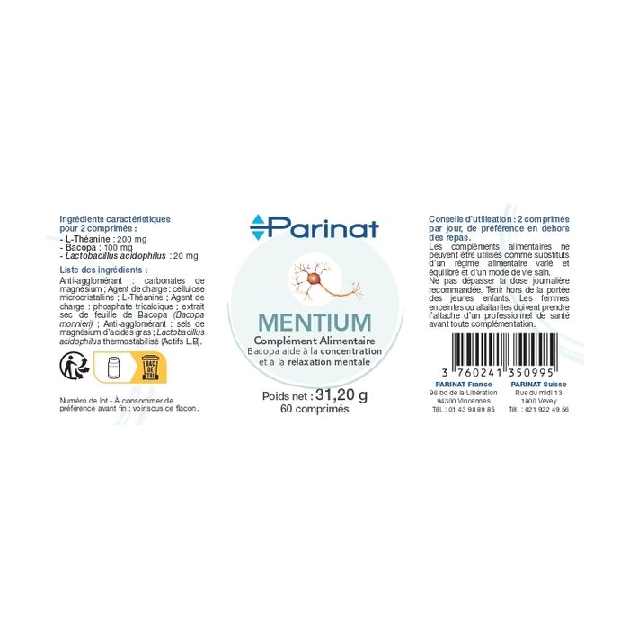 MENTIUM - CONCENTRATION & MÉMOIRE - Image 2