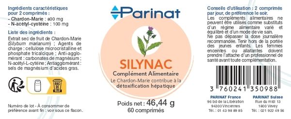 SILYNAC - NAC - Anti-oxydant naturel