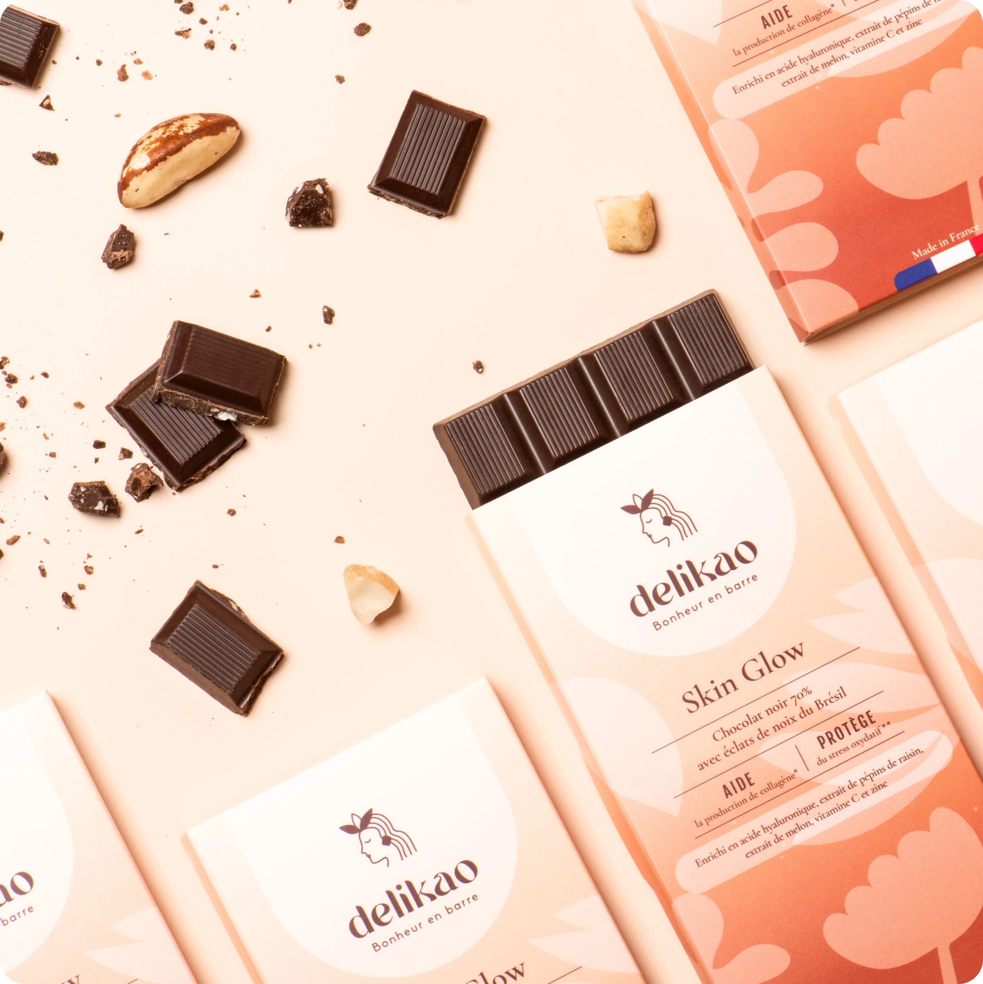 chocolat production collagen delikao