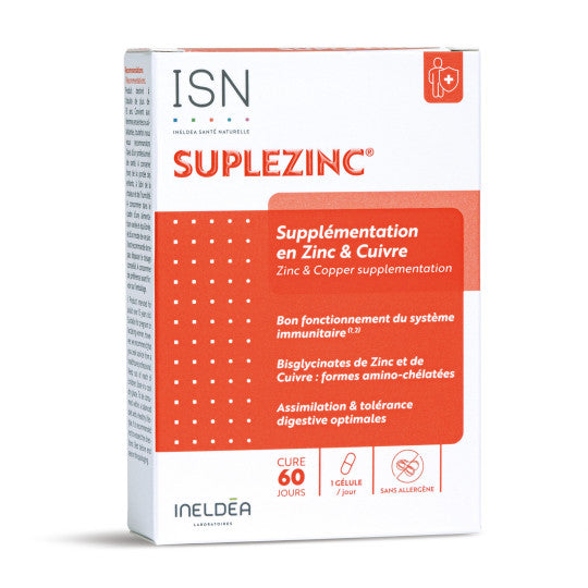 SUPLEZINC - SUPPLÉMENTATION EN ZINC & CUIVRE