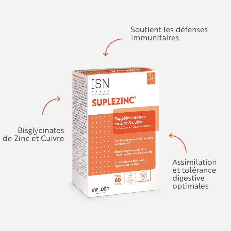 SUPLEZINC - SUPPLÉMENTATION EN ZINC & CUIVRE
