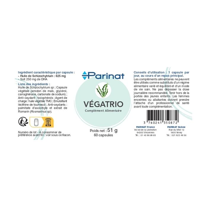 OMÉGA 3 VEGAN - Anti-inflammatoire naturel